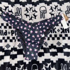 Victoria Secret Black swim bottom.